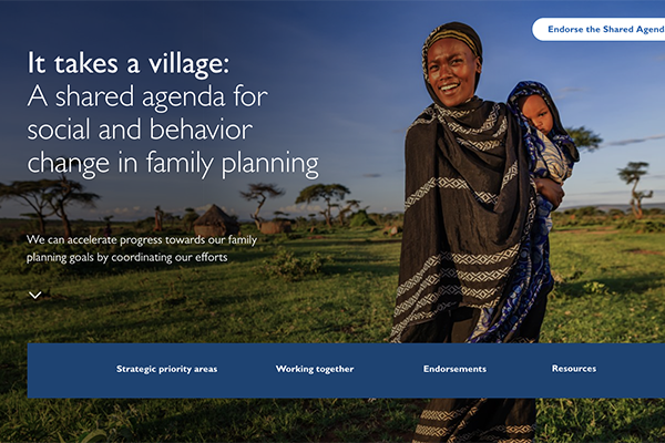 It takes a village: A shared agenda for social and behavior change in family planning