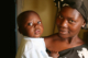 Mother holding baby