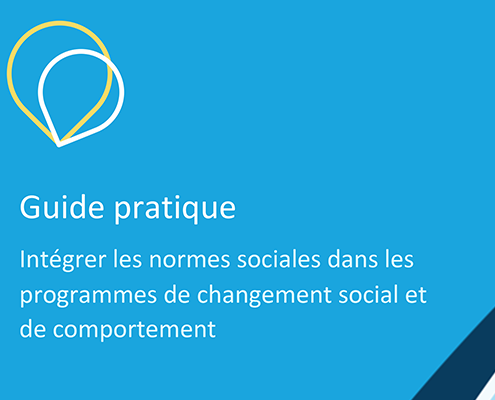 Cover of Guide pratique : Intégrer les normes sociales dans les programmes de CSC