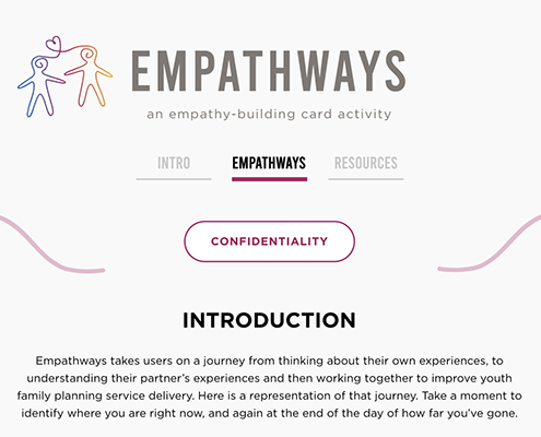 Empathways introduction page