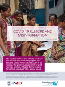 COVID-19 Rumors and Misinformation Technical Brief