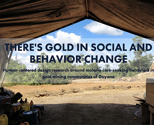 There's gold in social and behavior change visual essay