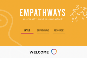 Screenshot of Empathways homepage
