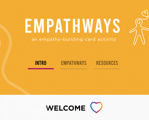Screenshot of Empathways homepage