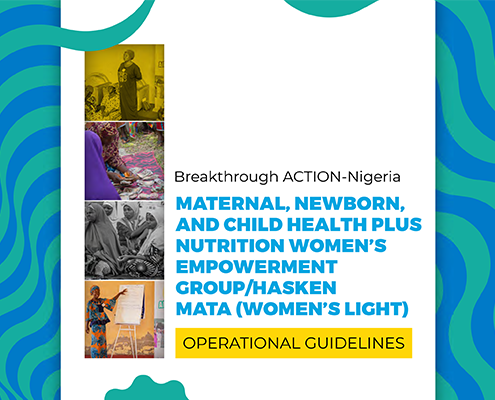 Cover of the Women’s Empowerment Group Operational Guidelines