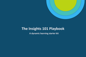 Cover of the Insights 101 Playbook