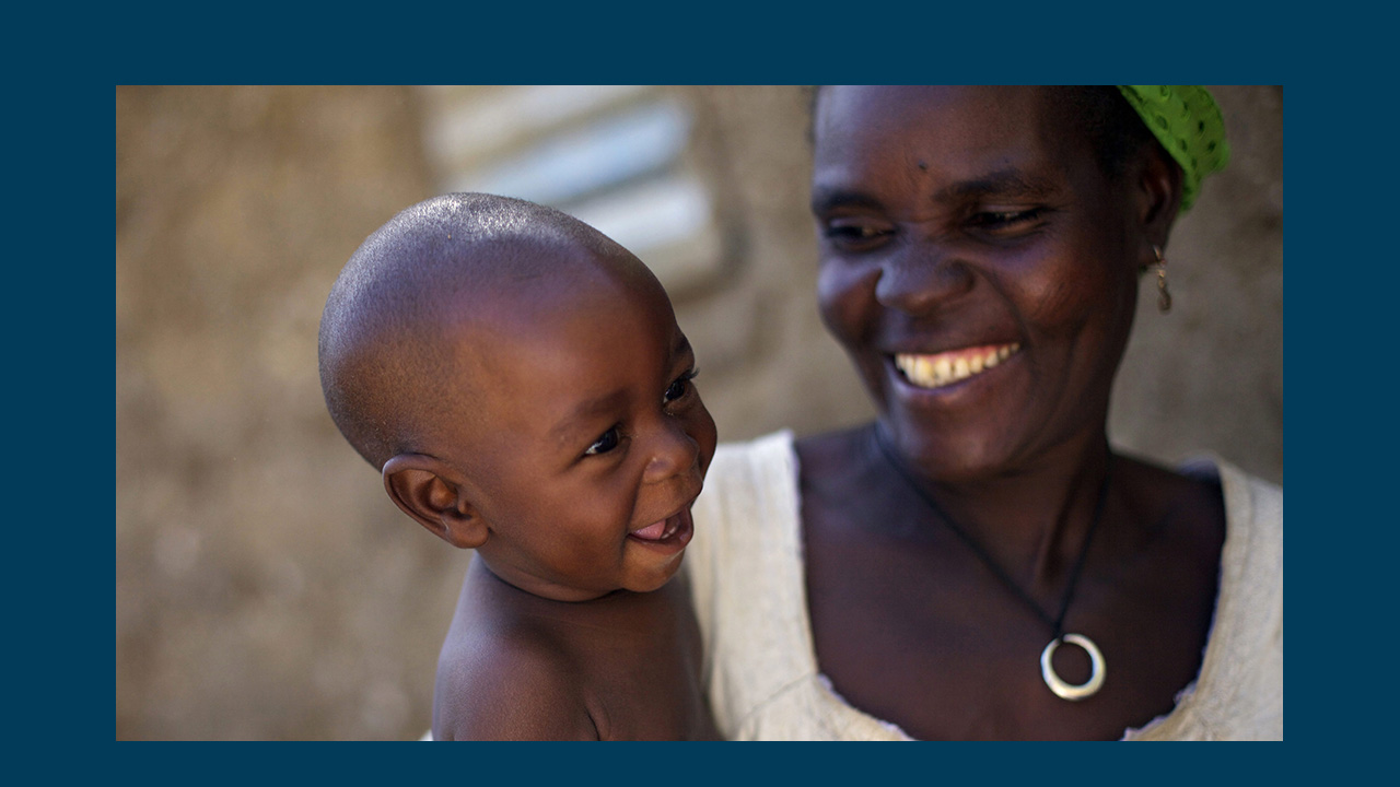 Mother and son in Niger