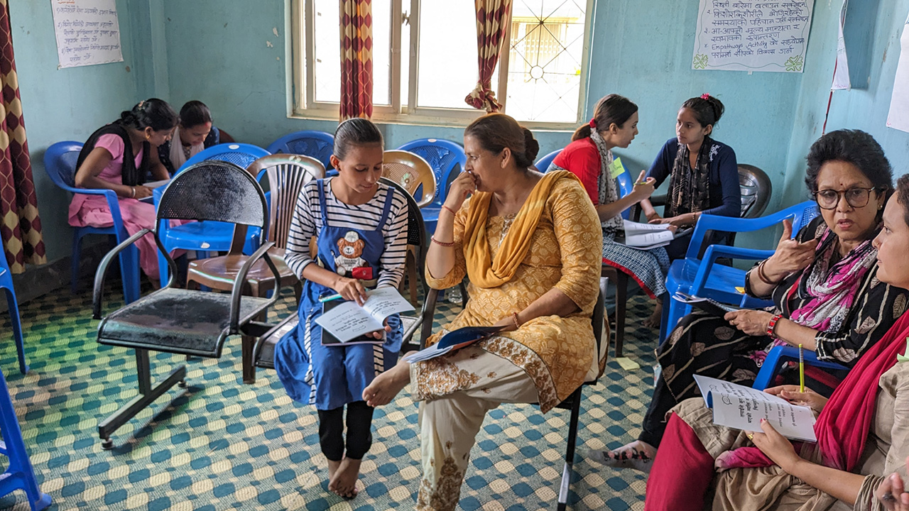 Female Empathways participants in Nepal