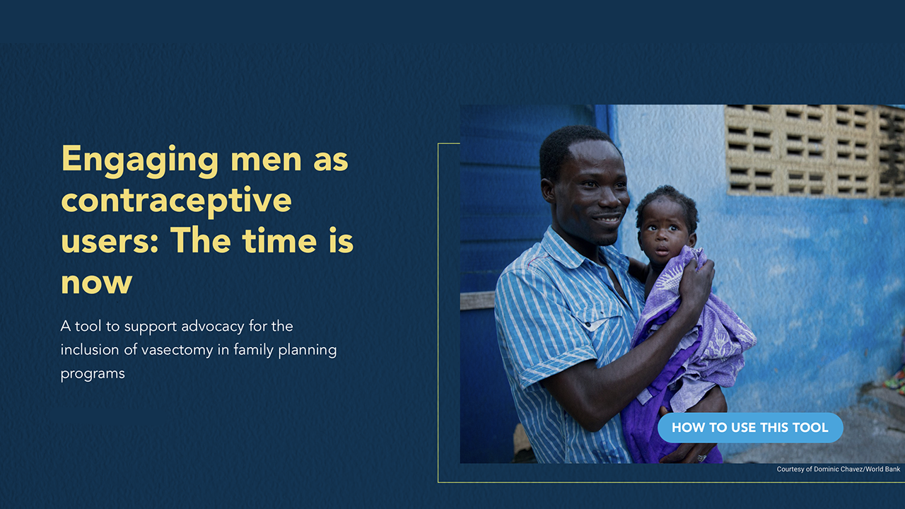 Engaging men as contraceptive users: The time is now