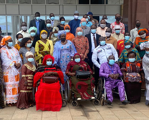 Group photo at end the FEMAPH training session in Mali