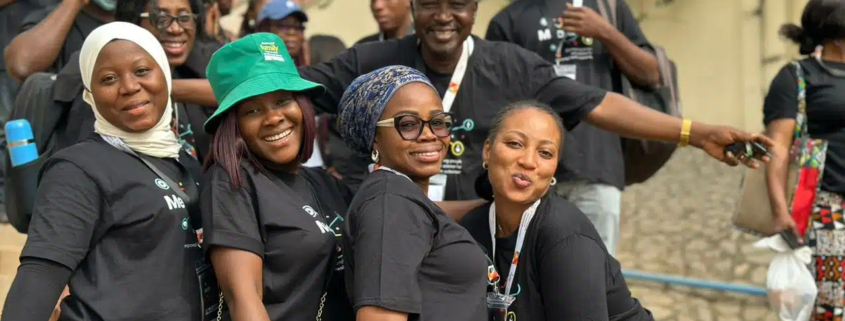 Participants in a training program for journalists in Nigeria