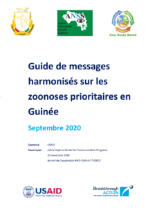 Guide de messages harmonisés sur les zoonoses prioritaires en Guinée