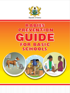 Cover of the Republic of Ghana Rabies Prevention Guide for Basic Schools