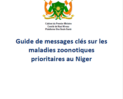 Cover of the Key Message Guide for PZDs in Niger