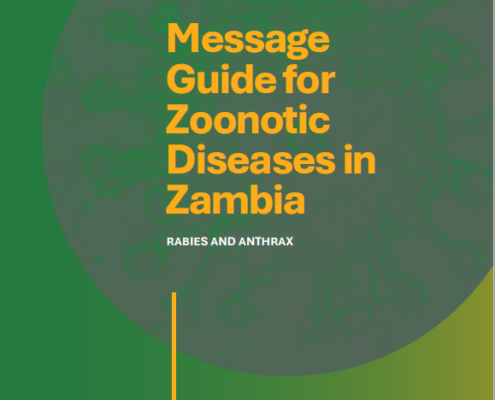 Cover of the Message Guide for Zoonotic Diseases in Zambia