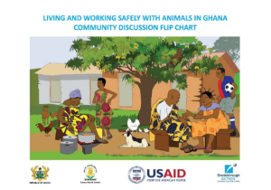 Living and Working Safely with Animals in Ghana Flip Chart Cover